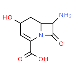 1-Azabicyclo[4.2.0]oct-2-ene-2-carboxylicacid,7-amino-4-hydroxy-8-oxo-,结构式