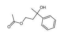 (+-)-(3-hydroxy-3-phenyl-butyl)-acetate结构式