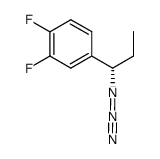 (S)-4-(1-azidopropyl)-1,2-difluorobenzene Structure