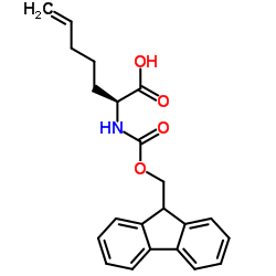 (S)-N-Fmoc-2-(4'-pentenyl)glycine Structure