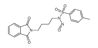 N-((4-(N-nitroso-p-toluenesulfonamido)-1-butyl))phthalimide结构式