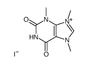 1,7,9-trimethylxanthinium iodide Structure
