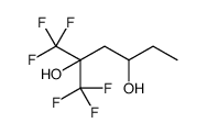2,4-Hexanediol, 1,1,1-trifluoro-2-(trifluoromethyl)结构式