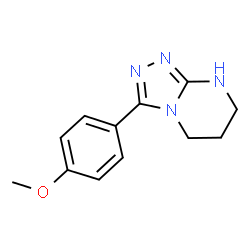 3-(4-Methoxyphenyl)-5H,6H,7H,8H-[1,2,4]triazolo[4,3-a]pyrimidine Structure
