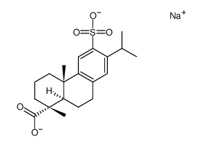 12-sulfodehydroabietic acid disodium salt结构式