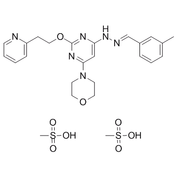 阿吡莫德甲磺酸盐结构式