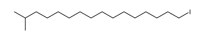 1-iodo-15-methyl-hexadecane Structure