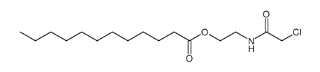 2-(2-chloroacetylamino)ethyl dodecanoate Structure