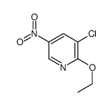 3-chloro-2-ethoxy-5-nitropyridine结构式