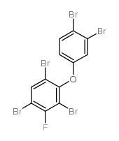 3-fluoro-2,3',4,4',6-pentabromodiphenyl ether structure