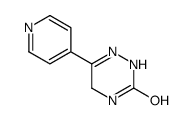 6-pyridin-4-yl-4,5-dihydro-2H-1,2,4-triazin-3-one结构式