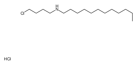 N-(4-chlorobutyl)dodecan-1-amine,hydrochloride Structure