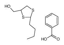 benzoic acid,[(2R,4R)-2-butyl-1,3-dithiolan-4-yl]methanol结构式