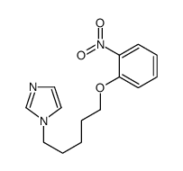 1-[5-(2-nitrophenoxy)pentyl]imidazole Structure