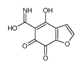 4-hydroxy-6,7-dioxo-1-benzofuran-5-carboxamide结构式