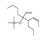 (5-ethenyl-4-propylnon-2-en-5-yl)oxy-trimethylsilane Structure