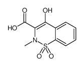 2-Methyl-4-hydroxy-2h-1,2-benzothiazine-3-carboxylic acid-1,1-dioxide Structure