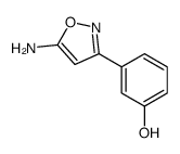 3-(5-氨基异恶唑-3-基)苯酚结构式