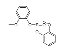 1-methoxy-2-[(2-methoxyphenoxy)-methylphosphoryl]oxybenzene Structure