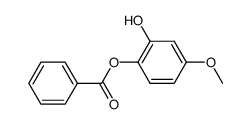 2-Benzoyloxy-5-methoxy-phenol结构式