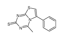 4-methyl-6-phenyl-[1,3]thiazolo[3,2-a][1,3,5]triazine-2-thione Structure