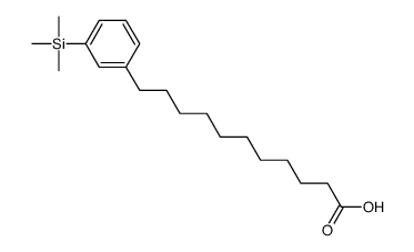 11-(3-trimethylsilylphenyl)undecanoic acid Structure