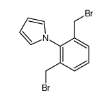 1-[2,6-bis(bromomethyl)phenyl]pyrrole结构式