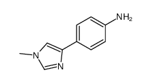 4-(1-methylimidazol-4-yl)aniline Structure