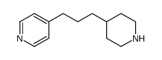 4-(3-piperidin-4-ylpropyl)pyridine结构式