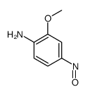 Benzenamine,2-methoxy-4-nitroso- structure