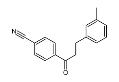 4'-CYANO-3-(3-METHYLPHENYL)PROPIOPHENONE结构式