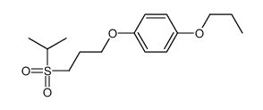 1-(3-propan-2-ylsulfonylpropoxy)-4-propoxybenzene结构式