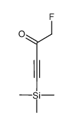 1-fluoro-4-trimethylsilanyl-but-3-yn-2-one Structure