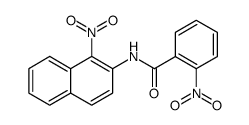 Benzamide, 2-nitro-N-(1-nitro-2-naphthalenyl) Structure