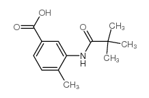 3-(2,2-dimethylpropanoylamino)-4-methylbenzoic acid picture