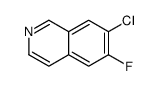 7-chloro-6-fluoroisoquinoline Structure