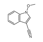 1-methoxy-1H-3-indolecarbonitrile结构式