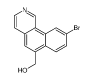 (9-bromobenzo[h]isoquinolin-6-yl)methanol Structure