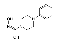 N-hydroxy-4-phenylpiperazine-1-carboxamide结构式