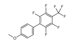 1,2,4,5-tetrafluoro-3-(4-methoxyphenyl)-6-(trifluoromethyl)benzene结构式