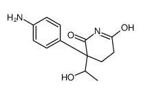 3-(4-aminophenyl)-3-(1-hydroxyethyl)piperidine-2,6-dione结构式