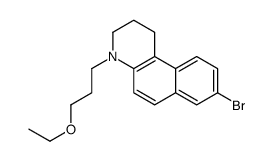 8-bromo-4-(3-ethoxypropyl)-2,3-dihydro-1H-benzo[f]quinoline Structure