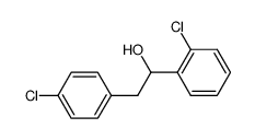 1-(2-Chlorphenyl)-2-(4-chlorphenyl)-aethanol结构式