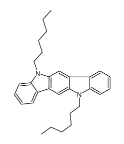 5,11-dihexylindolo[3,2-b]carbazole Structure