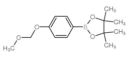 2-[4-(methoxymethoxy)phenyl]-4,4,5,5-tetramethyl-1,3,2-dioxaborolane Structure