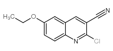 2-Chloro-6-ethoxyquinoline-3-carbonitril Structure