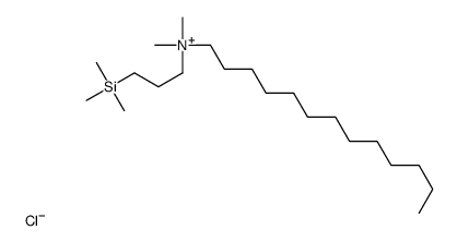 dimethyl-tridecyl-(3-trimethylsilylpropyl)azanium,chloride结构式