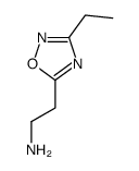 2-(3-乙基-[1,2,4]噁二唑-5-基)-乙胺结构式