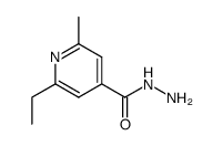 2-Ethyl-6-methyl-isonicotinic acid hydrazide Structure