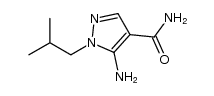 5-amino-1-isobutyl-1H-pyrazole-4-carboxylic acid amide结构式